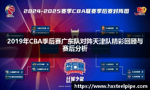2019年CBA季后赛广东队对阵天津队精彩回顾与赛后分析